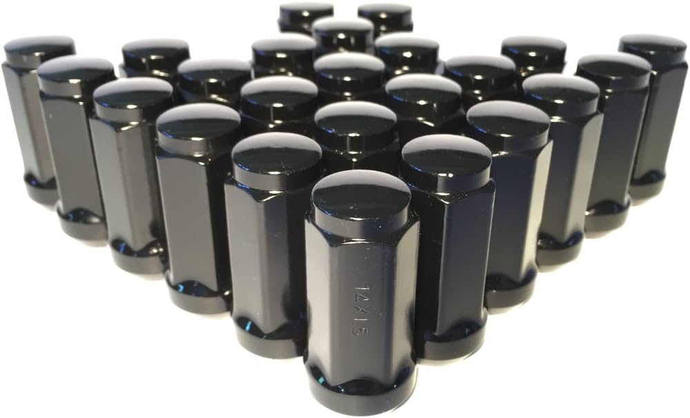 GM Lug Nuts (Cadillac, Chevy, GMC) 14x1.5 Black