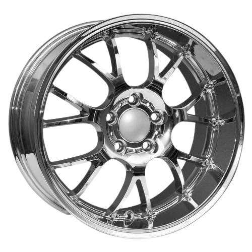 Style Deep Dish, 17x7.5 & 17x8.5, Chrome, Set of Four