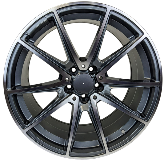 Style 611, 19x8.5, Gunmetal/Machined, Set of Four