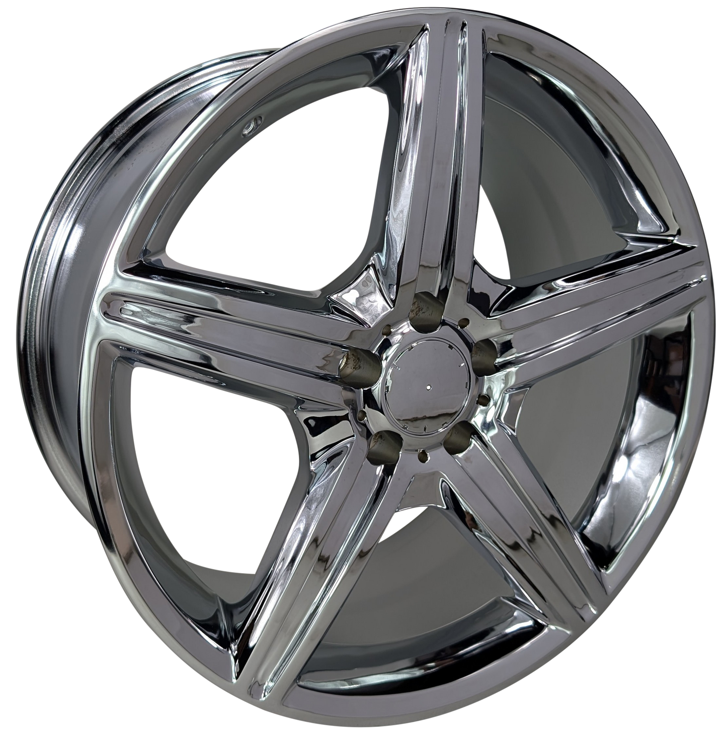 Style 606, 18x8.5 & 18x9.5, Chrome, Stock Caps Fit, Set of Four