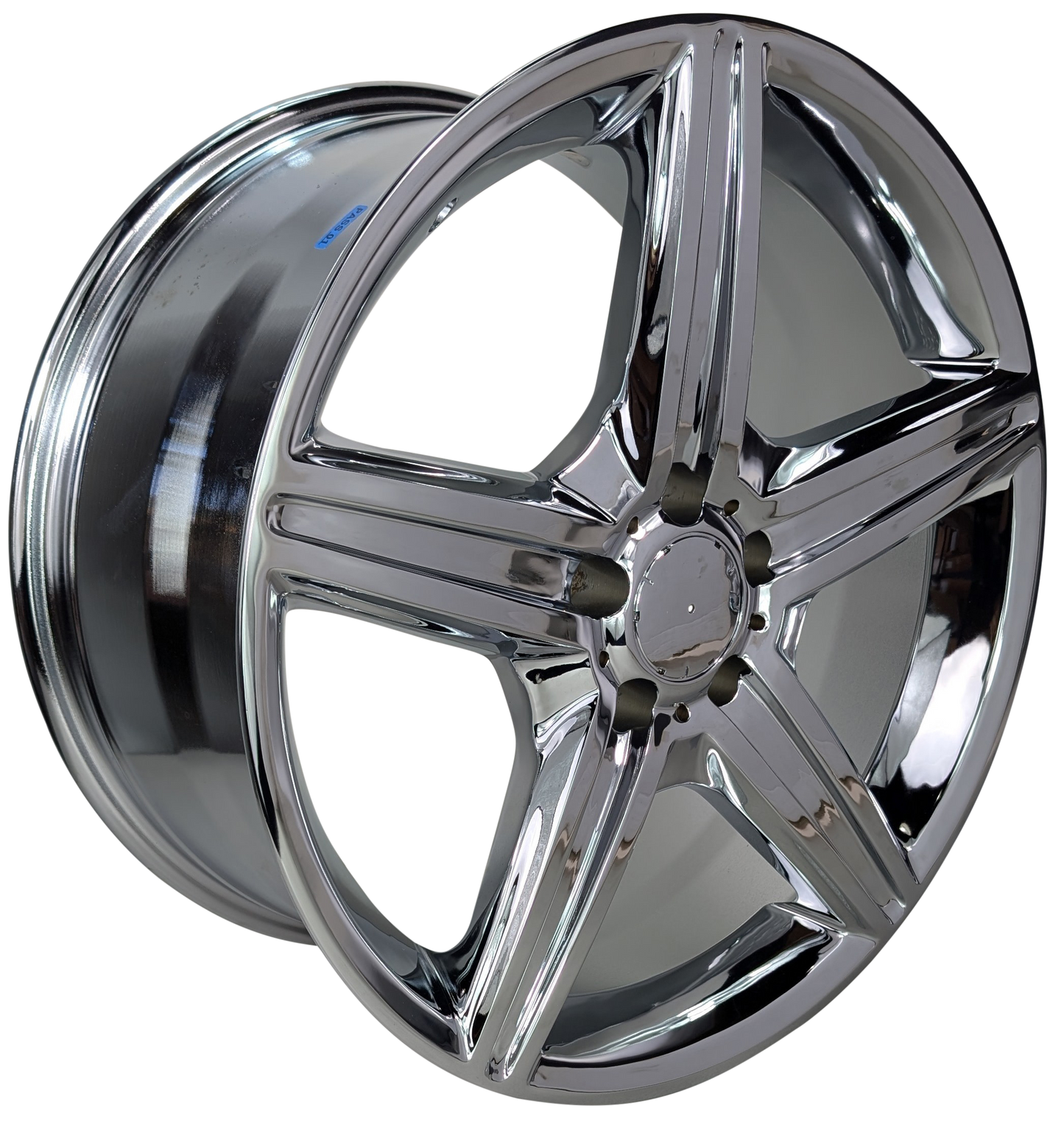 Style 606, 18x8.5 & 18x9.5, Chrome, Stock Caps Fit, Set of Four