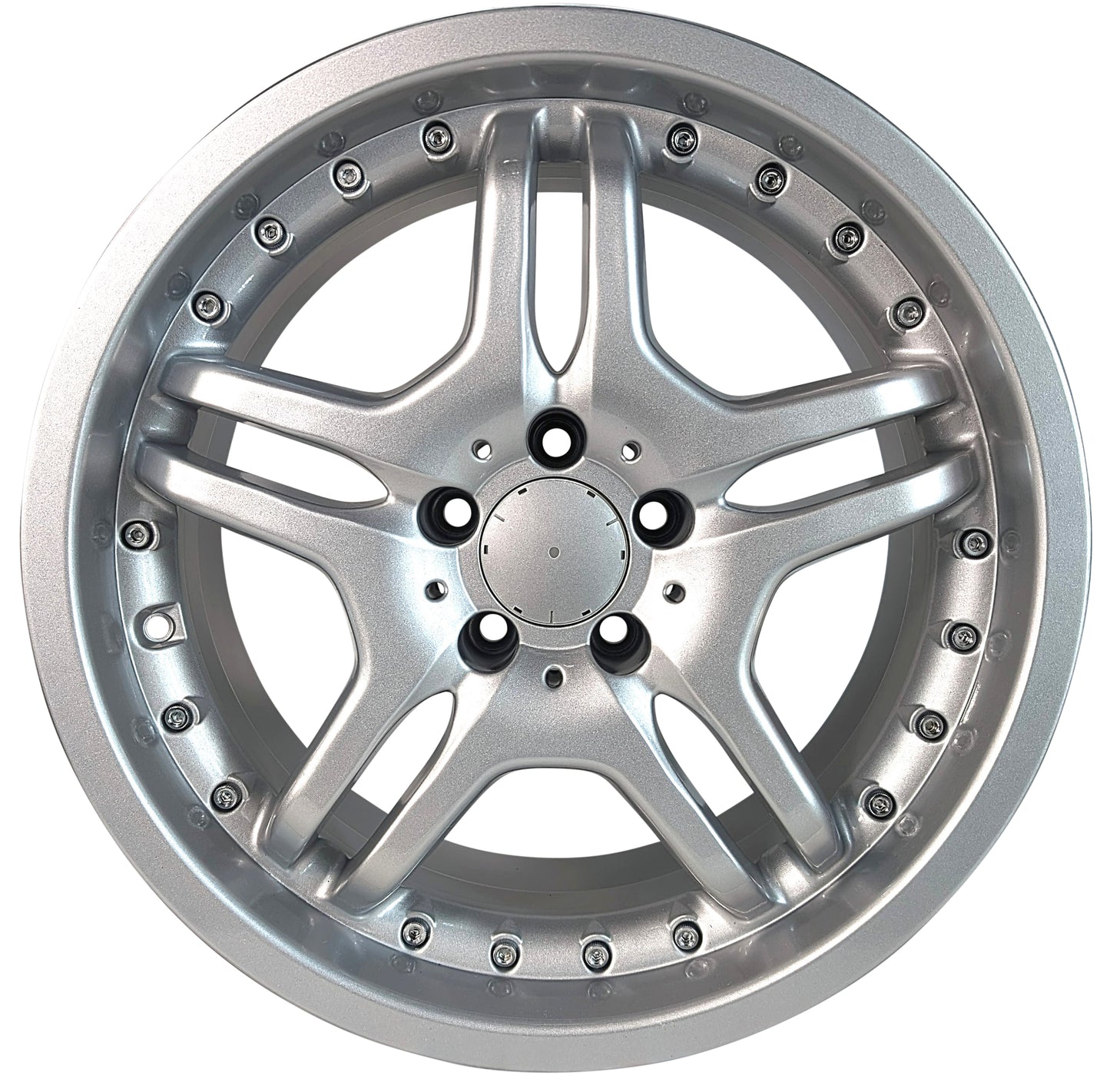 Style 540, 18x8.5 & 18x9.5, Black/Machined, Set of Four