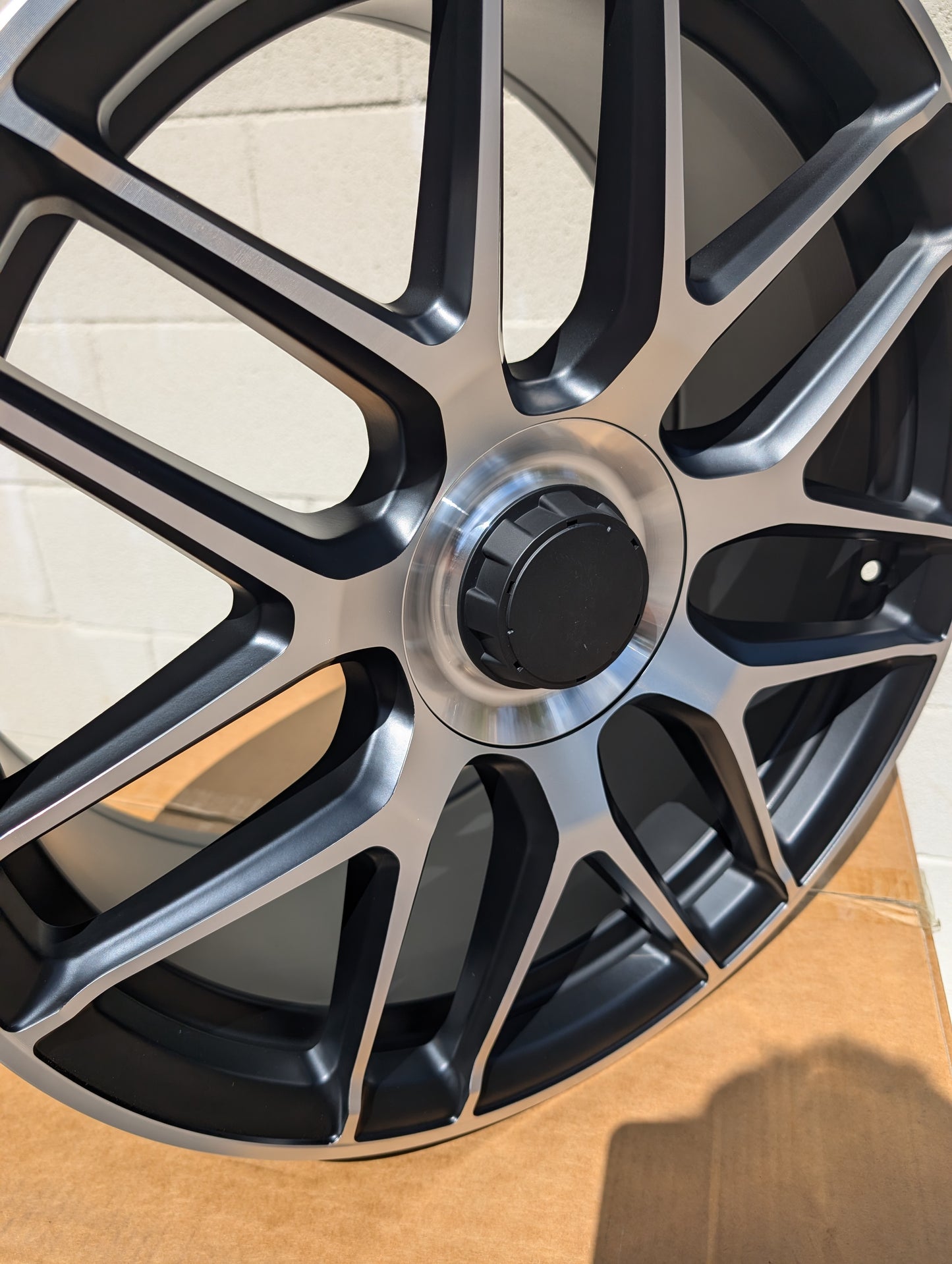 Style 424, 19x8 & 19x9, Black/Machined, Set of Four